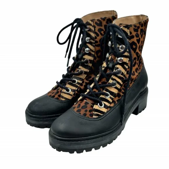 Leopard Print Schutz Chelsea Boots SCHUTZ Shoes Schutz Womens